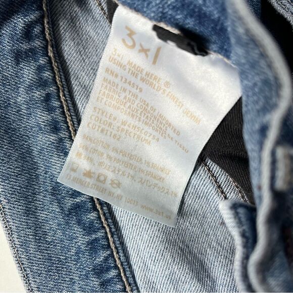 3x1 Spectrum Straight Leg Crop Denim 27 - Picture 5 of 10